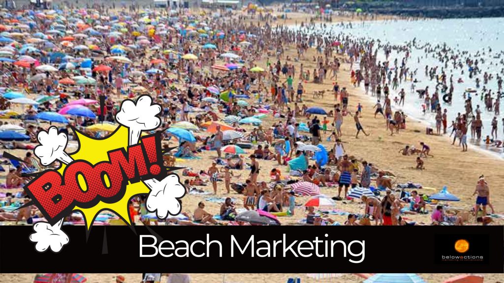 Beach Marketing | Belowactions street marketing Barcelona