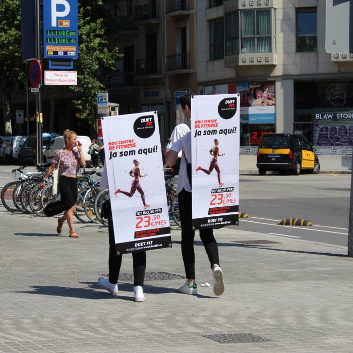 DUET FIT | | Belowactions street marketing Barcelona