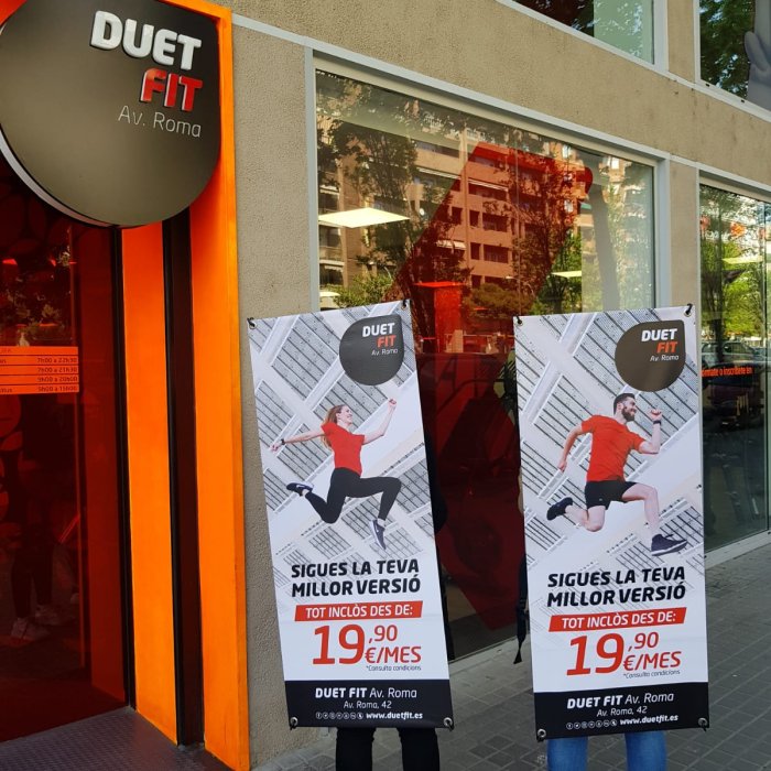 DUET FIT | | Belowactions street marketing Barcelona