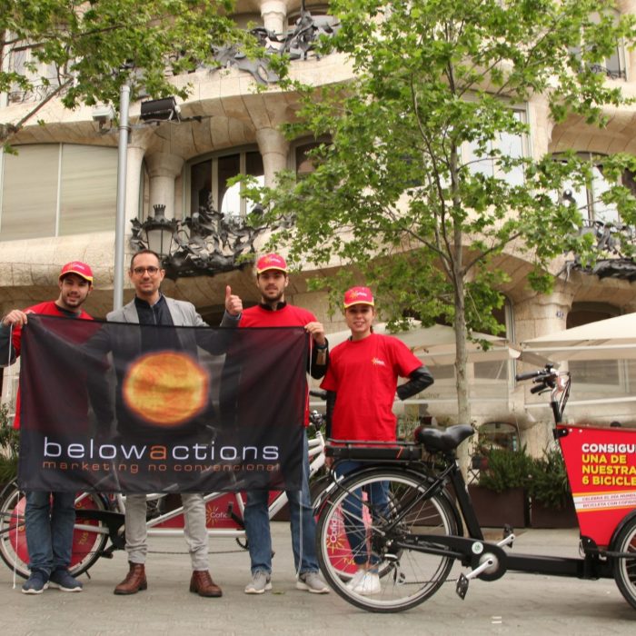 Cofidis | Belowactions street marketing Barcelona